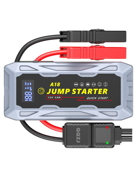 Arrancador de Coche QQZJ A18 6000A 12V Litio Portátil