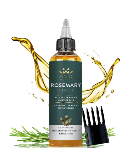 Aceite de Romero AVD Organics 120 ml - Crecimiento y Fortalecimiento del Cabello Aceite de Romero AVD Organics 120 ml - Crecimiento y Fortalecimiento del Cabello