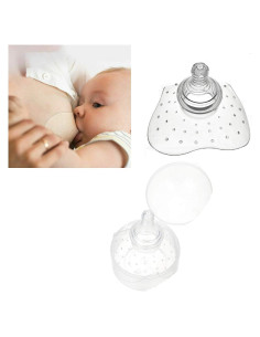Escudo de Pezón para Lactancia Silicona Suave 1 Paquete
