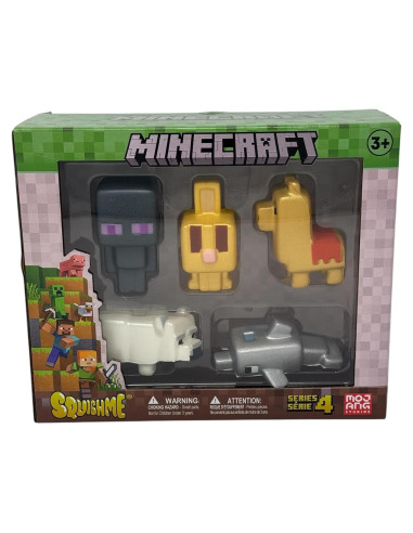 Caja Coleccionista Minecraft Serie 4 - 5 Personajes Aromatizados
