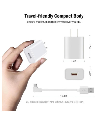 Cable de Adaptador de Energía 5m para Cargador Arlo Pro 2