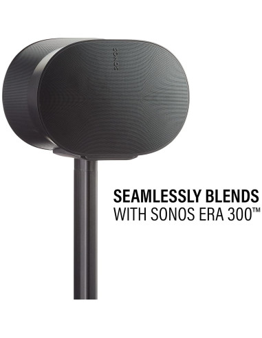 Soportes Inalámbricos Sanus para Altavoces Sonos ERA 300 - Par Negro