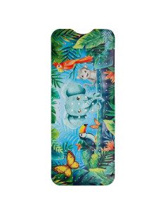 Alfombrilla de Baño Antideslizante REETUAL Selva 101.6x40.6 cm