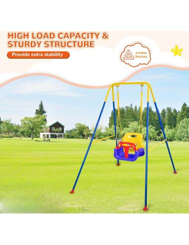 Columpio 3 en 1 Bighaki808 para Bebés y Niños hasta 90 kg