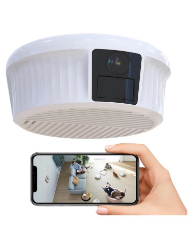 Cámara de Seguridad Inalámbrica FUVISION FU-S1-WIFI 4K 360