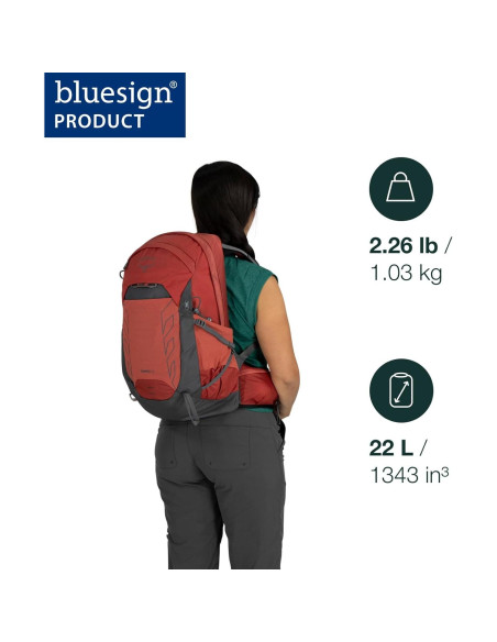 Mochila de Senderismo Osprey Tempest 22L para Mujeres Azul Mochila de Senderismo Osprey Tempest 22L para Mujeres Azul