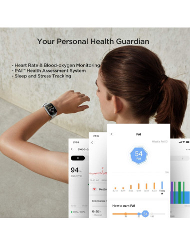 Reloj Inteligente Amazfit GTS 2 Gris Urbano con GPS y Alexa