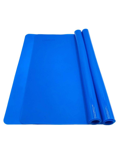 Tapete de Silicona Antiadherente Longfite 50.8x40.6 cm Azul 2 Pzas