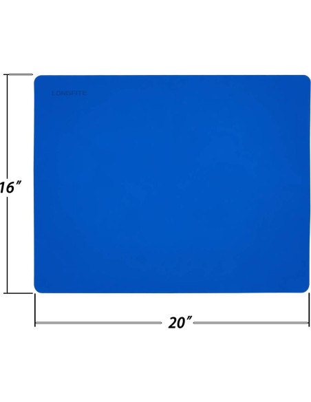 Tapete de Silicona Antiadherente Longfite 50.8x40.6 cm Azul 2 Pzas Tapete de Silicona Antiadherente Longfite 50.8x40.6 cm Azul 2 Pzas