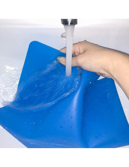 Tapete de Silicona Antiadherente Longfite 50.8x40.6 cm Azul 2 Pzas Tapete de Silicona Antiadherente Longfite 50.8x40.6 cm Azul 2 Pzas