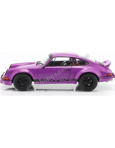 Coche Coleccionable Solido 1:18 Porsche 911 RSR Púrpura