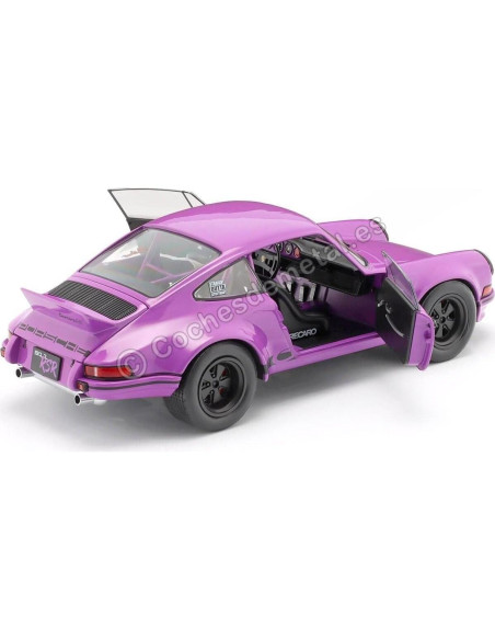 Coche Coleccionable Solido 1:18 Porsche 911 RSR Púrpura Coche Coleccionable Solido 1:18 Porsche 911 RSR Púrpura