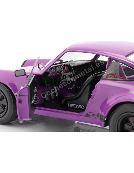 Coche Coleccionable Solido 1:18 Porsche 911 RSR Púrpura Coche Coleccionable Solido 1:18 Porsche 911 RSR Púrpura