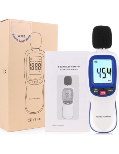 Medidor de Decibelios Digital LEERCHUANG 30-130dB Azul