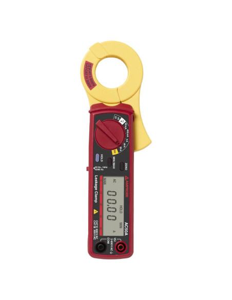 Medidor de Pinza de Fugas de CA Amprobe AC50A 400V 60A Medidor de Pinza de Fugas de CA Amprobe AC50A 400V 60A