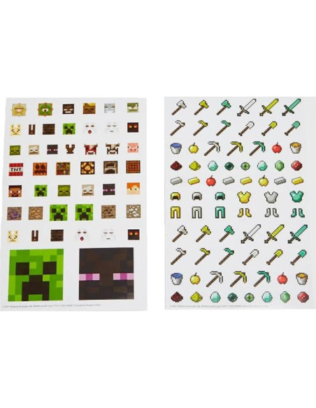 Juego de Arte Minecraft 30 Piezas con Estuche para Niños Juego de Arte Minecraft 30 Piezas con Estuche para Niños