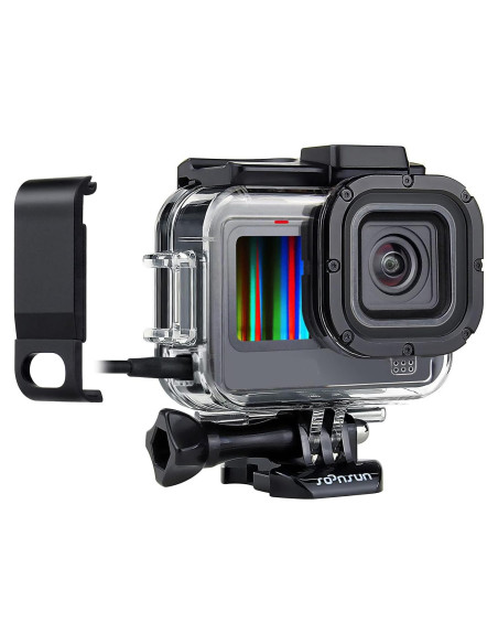 Funda Esqueleto SOONSUN para GoPro HERO 9-13 Negra con Puerta Lateral Funda Esqueleto SOONSUN para GoPro HERO 9-13 Negra con Puerta Lateral