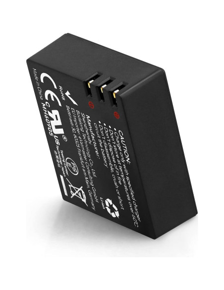 Batería Recargable GEEKAM 2x1350mAh para Cámara de Acción Batería Recargable GEEKAM 2x1350mAh para Cámara de Acción