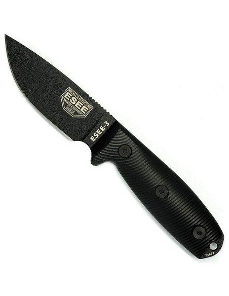 Cuchillo ESEE-3 Fijo 20.8 cm Acero Carbono 1095 Mango G10 Cuchillo ESEE-3 Fijo 20.8 cm Acero Carbono 1095 Mango G10