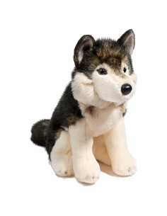 Peluche Lobo Atka Douglas 28 cm Ojos Dorados