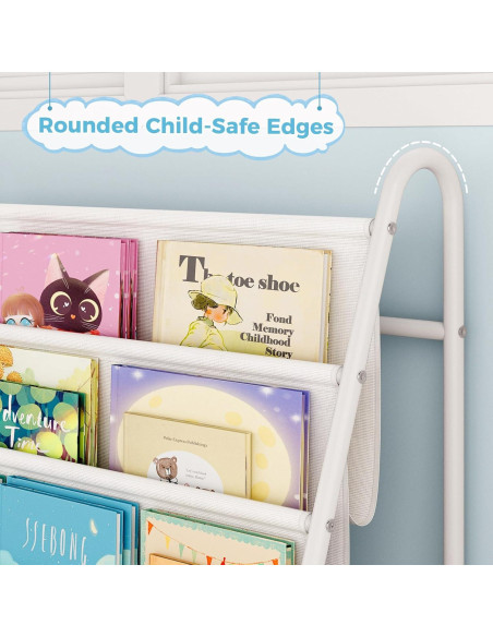 Estantería de Libros para Niños Tatub 4 Niveles Blanca Estantería de Libros para Niños Tatub 4 Niveles Blanca