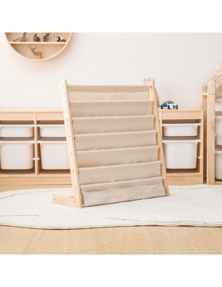 Estantería de Madera para Niños ChubanCraft 6 Niveles 62.5x30x79cm Estantería de Madera para Niños ChubanCraft 6 Niveles 62.5x30x79cm