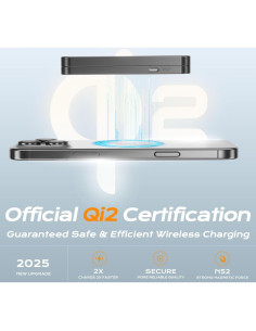 Cargador Portátil Magnético KU XIU K2 5000mAh 15W Carga Rápida 2