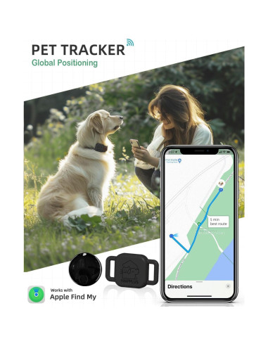 Rastreador de Perros HNPPLUS Smart con Soporte para Collar