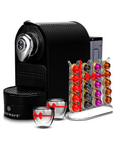 Máquina de Espresso ChefWave NCM01B 20 Bar Programable Negra