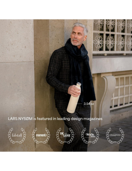 Botella de Agua Aislada LARS NYSM 350ml Beige Almendra Botella de Agua Aislada LARS NYSM 350ml Beige Almendra