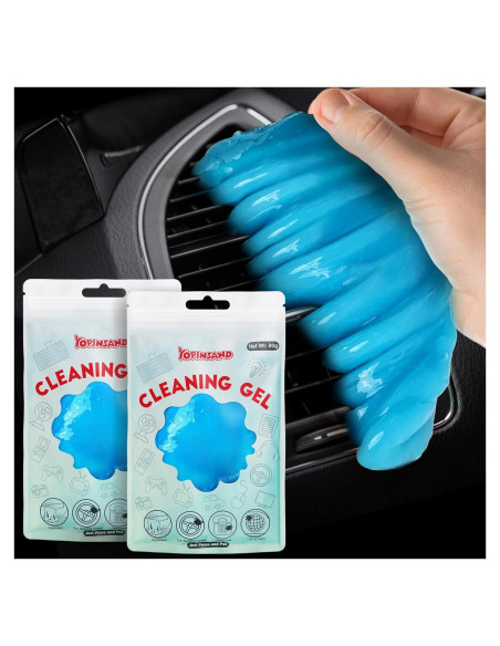 Gel de Limpieza de Autos YOPINSAND 2 Pack 181g Multicolor Gel de Limpieza de Autos YOPINSAND 2 Pack 181g Multicolor