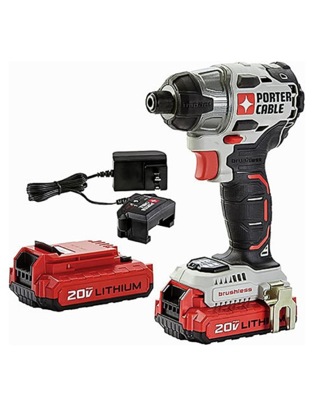 Destornillador de Impacto Inalámbrico PORTER-CABLE 20V MAX 2700 RPM Destornillador de Impacto Inalámbrico PORTER-CABLE 20V MAX 2700 RPM