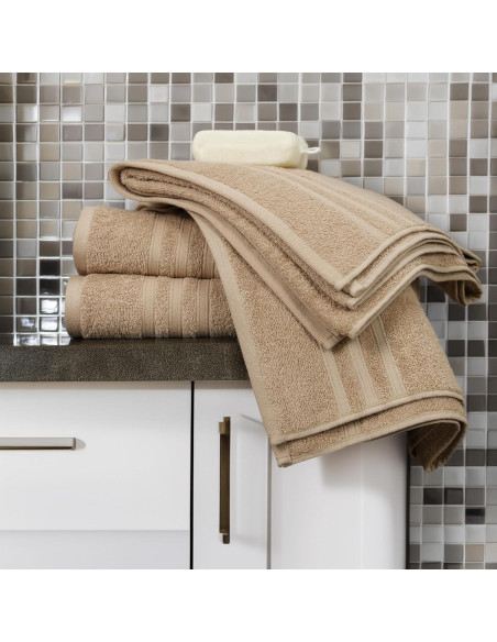 Juego de 4 Toallas de Baño Tens, 100% Algodón, 68.5 x 137 cm Juego de 4 Toallas de Baño Tens, 100% Algodón, 68.5 x 137 cm