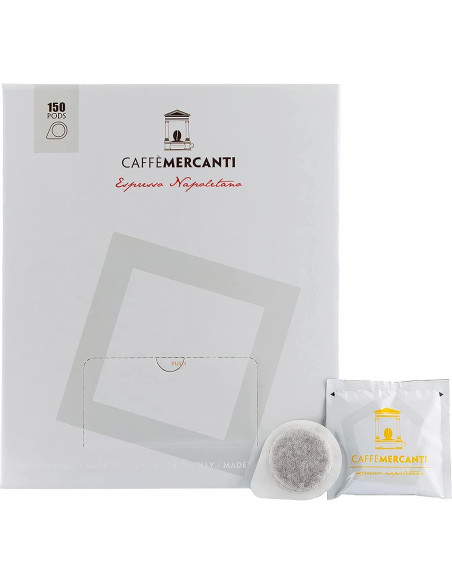 Caffe Mercanti Oro - 150 Cápsulas de Café Italiano ESE 44mm Caffe Mercanti Oro - 150 Cápsulas de Café Italiano ESE 44mm