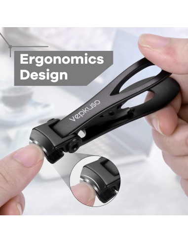 Cortauñas Vepkuso Profesional para Uñas Gruesas - Set Ergonomico