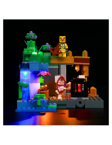 Kit de Luz LED Hilighting para Lego Minecraft El Calabozo