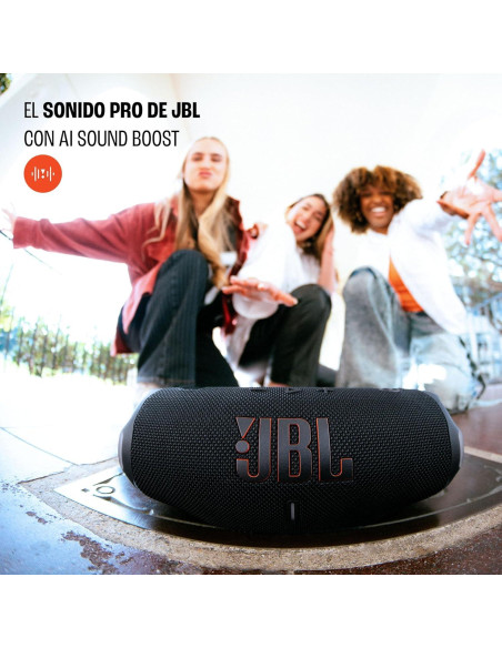 Altavoz Bluetooth JBL Charge 6 Portátil Impermeable 28h Negro Altavoz Bluetooth JBL Charge 6 Portátil Impermeable 28h Negro
