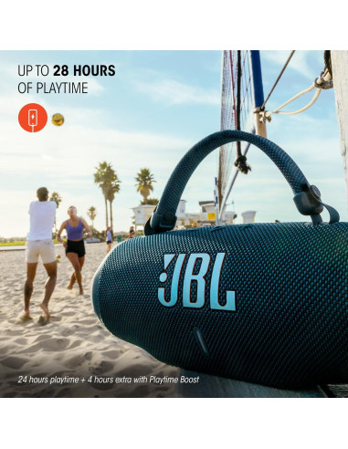 Altavoz Bluetooth JBL Charge 6 Portátil Impermeable 28h Negro