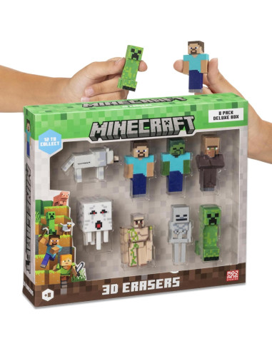 Borradores 3D Mine Craft P.M.I. Set Deluxe 8 Paquetes
