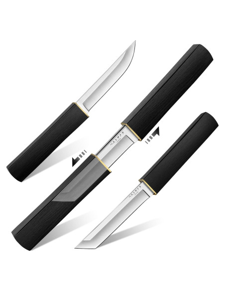 Conjunto de cuchillos Moontay Mini Katana Tanto - 24.9 cm Conjunto de cuchillos Moontay Mini Katana Tanto - 24.9 cm