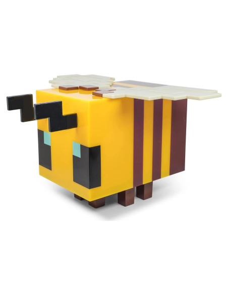 Lámpara LED Abeja Minecraft 5" Amarilla con Temporizador Lámpara LED Abeja Minecraft 5" Amarilla con Temporizador