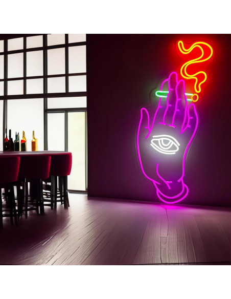 Cartel de Neón LED NUOSHANZS Buenas Vibras 42x25.4 cm Cartel de Neón LED NUOSHANZS Buenas Vibras 42x25.4 cm