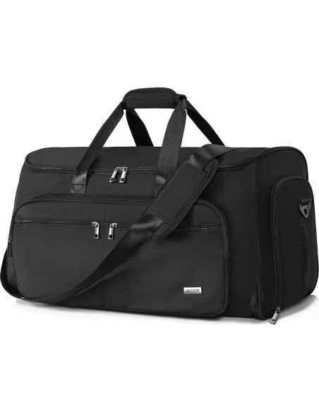 Bolsa de Ropa Convertible AKOZLIN 3 en 1 Negra para Viaje Bolsa de Ropa Convertible AKOZLIN 3 en 1 Negra para Viaje