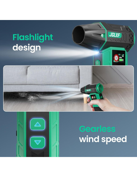 Soplador de Aire Eléctrico JGLXF 130000RPM Batería 4000mAh Soplador de Aire Eléctrico JGLXF 130000RPM Batería 4000mAh