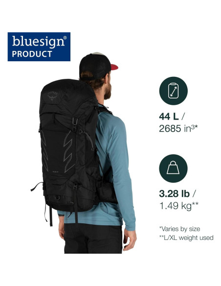 Mochila de Senderismo Osprey Talon 44L Hombre S/M Azul Mochila de Senderismo Osprey Talon 44L Hombre S/M Azul