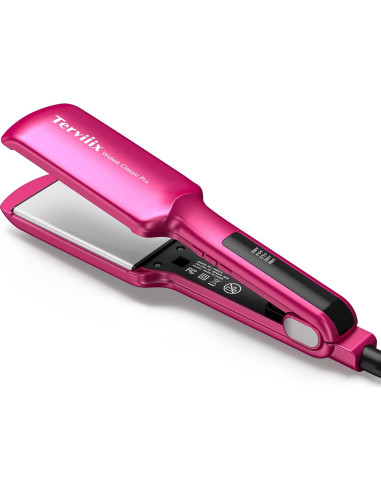 Plancha de Pelo Cerámica Terviiix 1.5" Ancha, Calentamiento Rápido