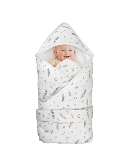 Manta de Envoltura KIDDA para Bebés 0-12 Meses Algodón 88x88cm Manta de Envoltura KIDDA para Bebés 0-12 Meses Algodón 88x88cm