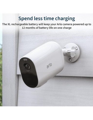 Cámara de Seguridad Arlo Essential XL 1080p Inalámbrica Blanca