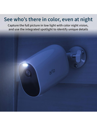 Cámara de Seguridad Arlo Essential XL 1080p Inalámbrica Blanca