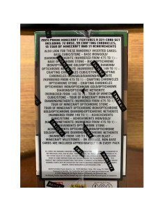 Caja de Cartas de Comercio PANINI Minecraft 2024 con Colorblasts Raros 2